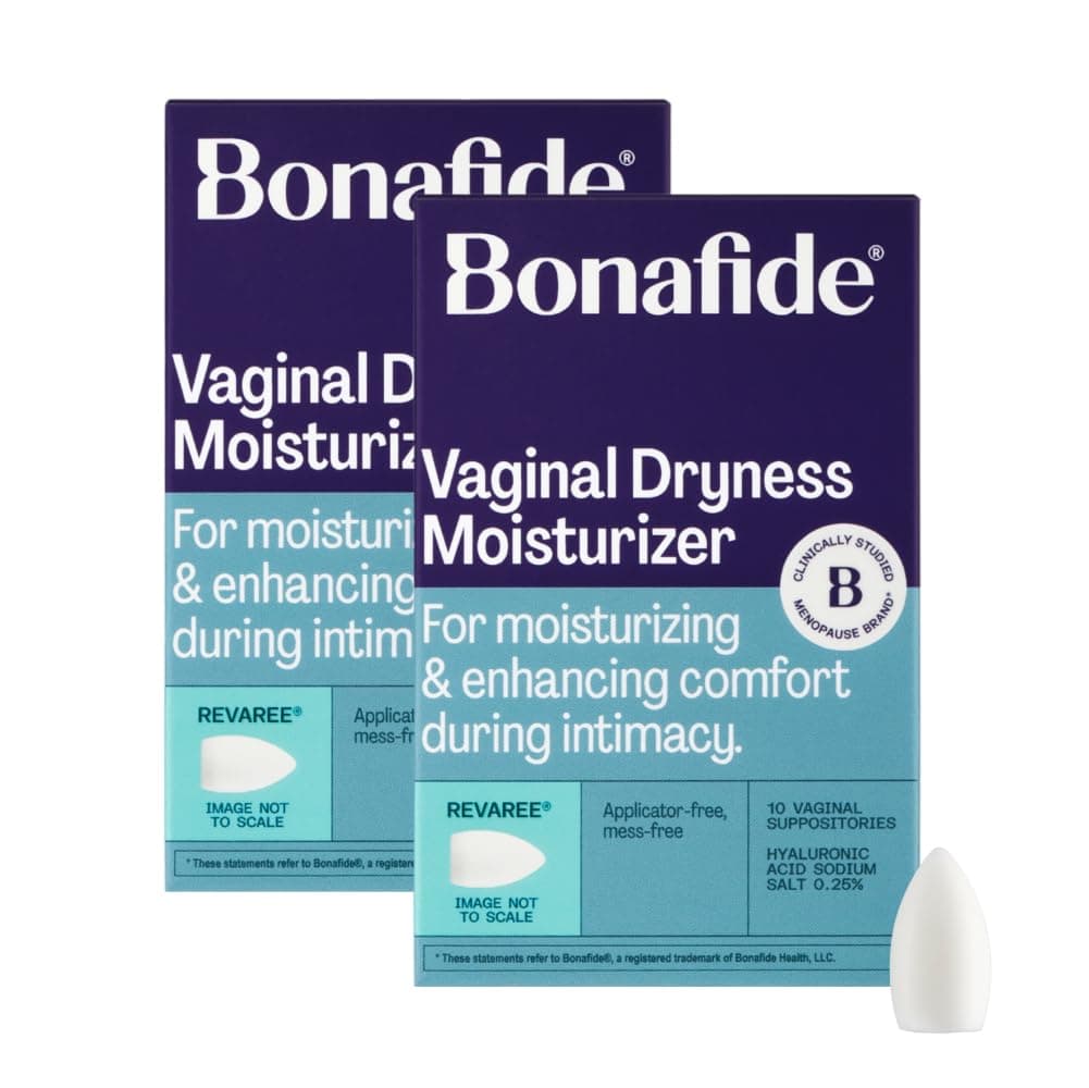 Bonafide Revaree Drug Free Hormone-Free Vaginal Moisturiser with Hyaluronic Acid - 60 Day Supply