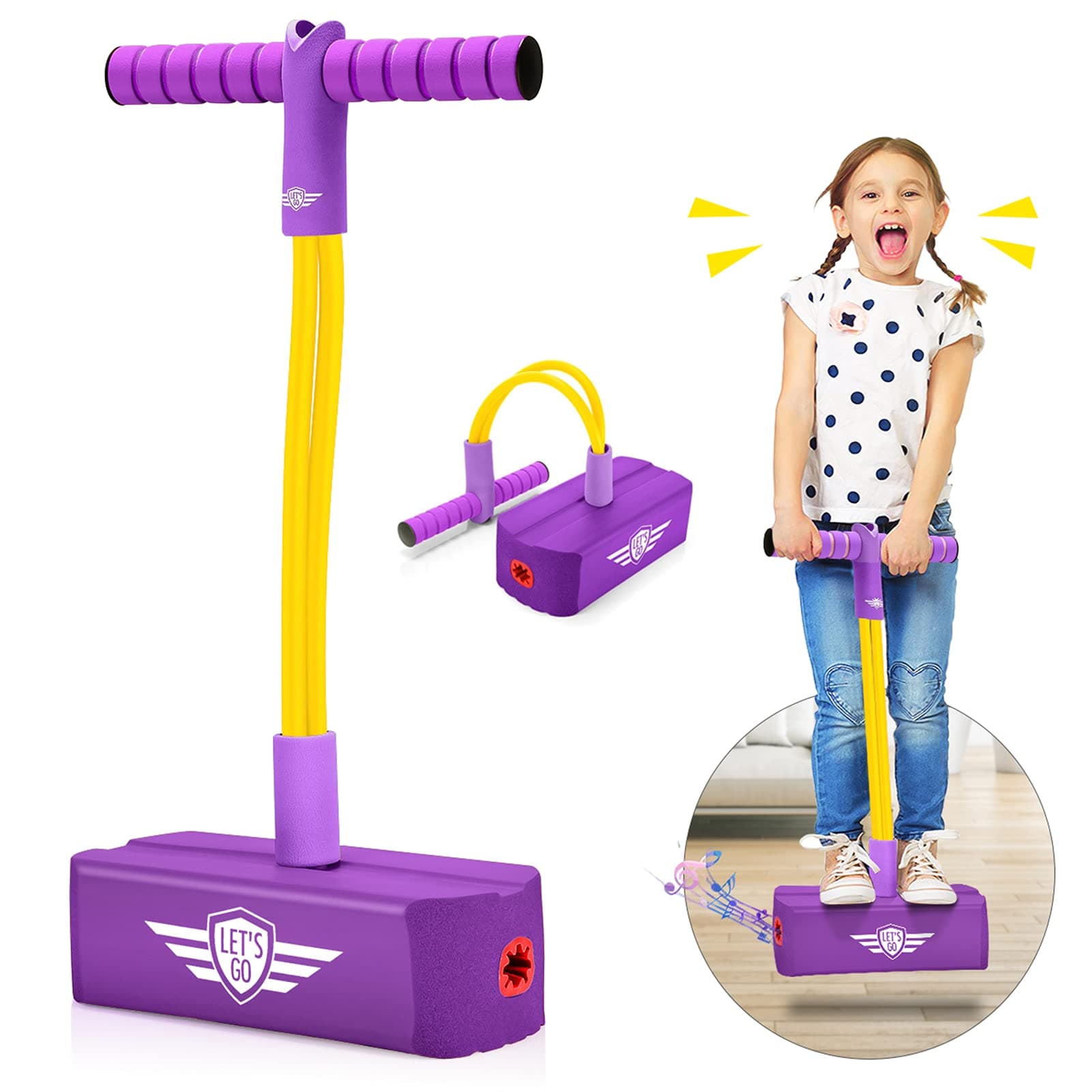 ToyzeyOutdoor Toy from 3 4 5 6 7 8 9 Years, Garden Toy Children's Toy Boys 3-12 Years Pogo Stick for Children Gifts for Girls Gifts 3-12 Years Boy Girl Birthday Gift