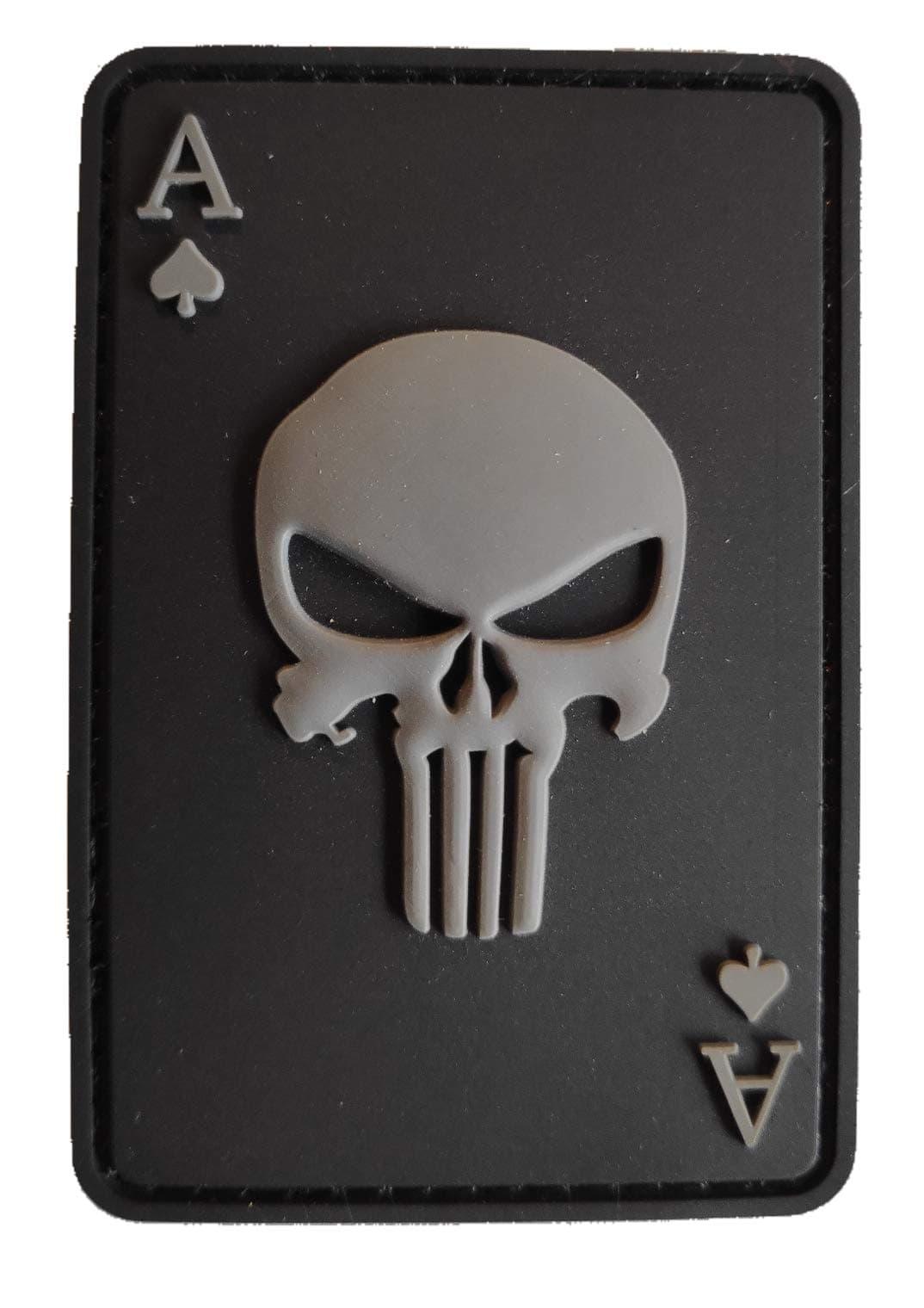 Death Card Skull Morale Ace of Spades Tactical Patch (PVC)