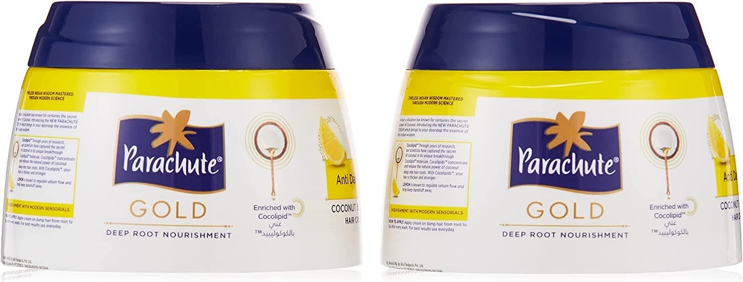 Gold Anti-Dandruff Hair Cream 4.7 Fl oz |Pack of 2