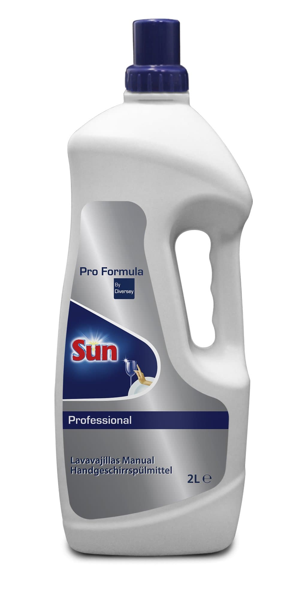 Sun Professional hand dishwashing detergent, cleans dishes, cutlery and glasses, dishwasher for manual cleaning, 2 litres, 100891612