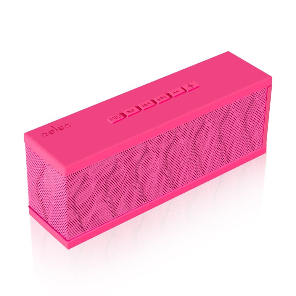 Bluetooth Speakers, AELEC SoundTorch Bluetooth 4.0 Portable Wireless speakers, Output Power with Enhanced Bass, build in Micro for handfree phone,and Waterresistant for Indoors&Outdoors (Rose Red)