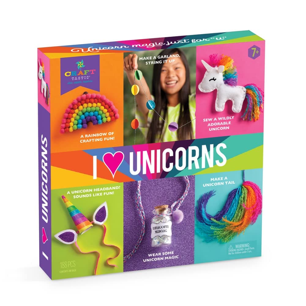 Craft-tastic I Love Unicorns – Award-Winning Craft Kit for Kids – Everything Included for 6 Fun DIY Magic Art & Crafts Projects
