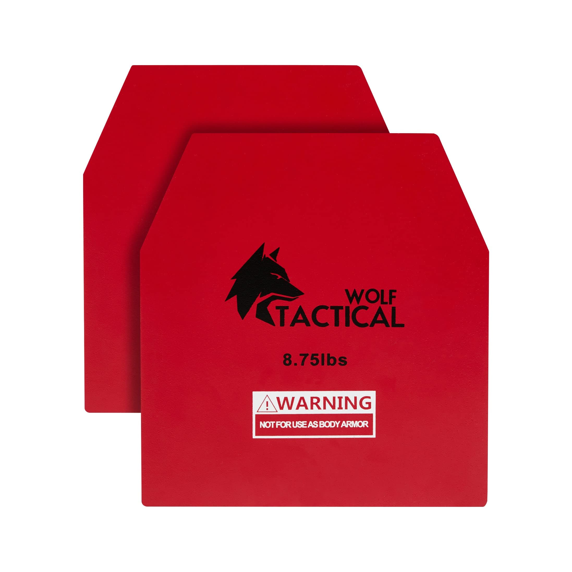 WOLF TACTICALWeight Vest Plates - 5.75/8.75/14.5/19.75LB Pairs - WODs, Strength Training, Running, Heavy Workouts