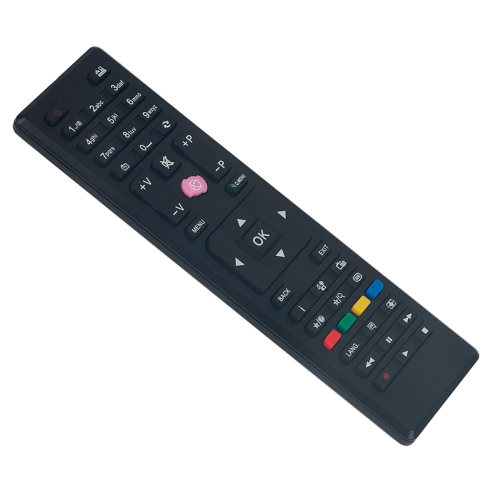 VINABTYRemote Control Replacement for PANASONIC TX-39A300B、for Telefunken RC4849、for Telefunken RC4875、 for BUSH RC4870、for JVC RM-C3182、for JVC RM-C1247 Remote Control