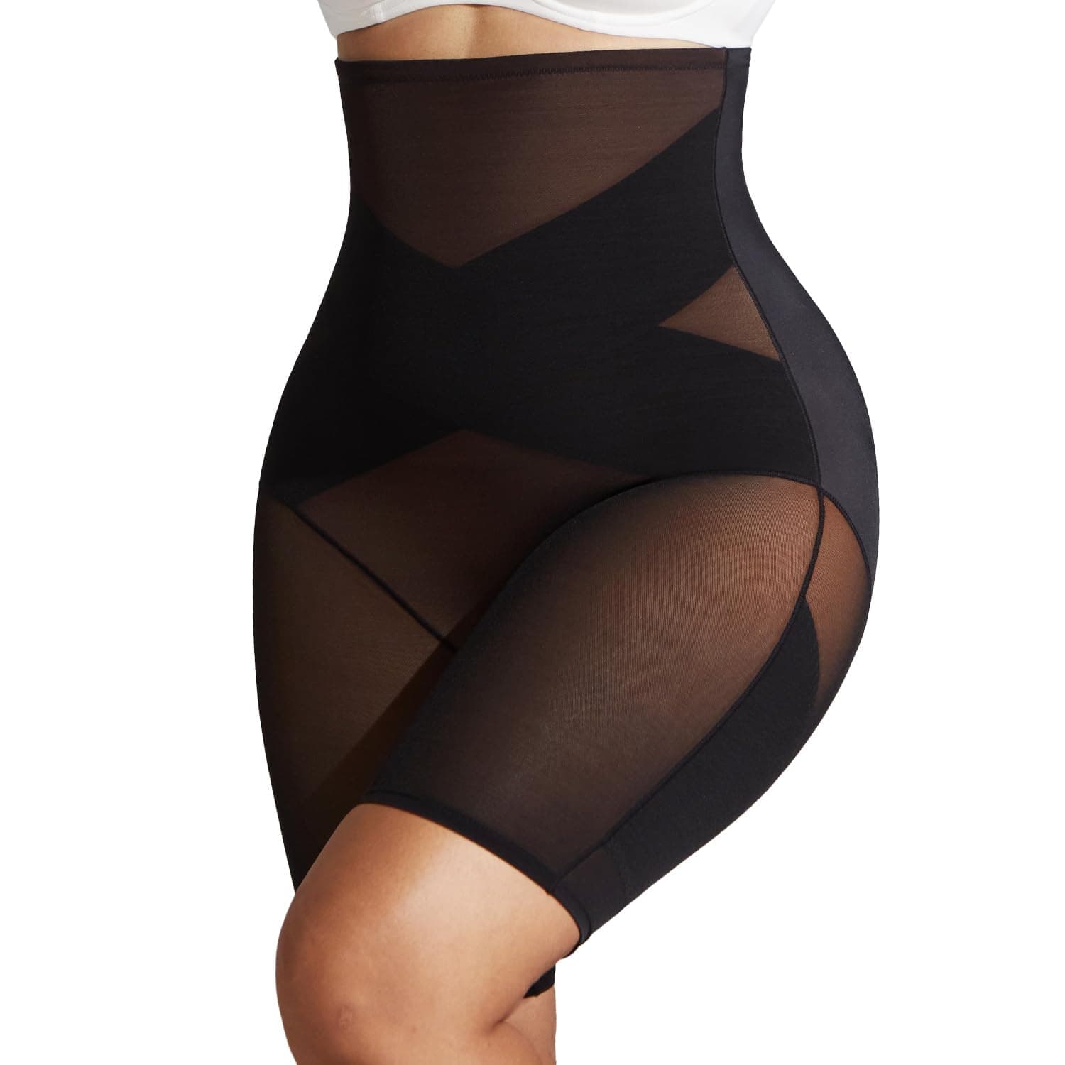 MOVWIN Tummy Control Shapewear for Women High Waisted Butt Lifting Panties Thigh Slimmer Body Shaper Shorts