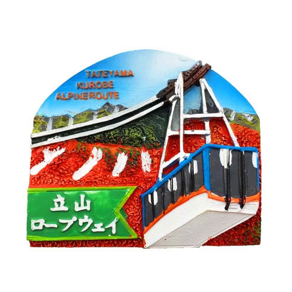 Tateyama Toyama Prefecture Japan 3D Fridge Magnet Crafts Souvenir Resin Refrigerator Magnets Collection Travel Gift