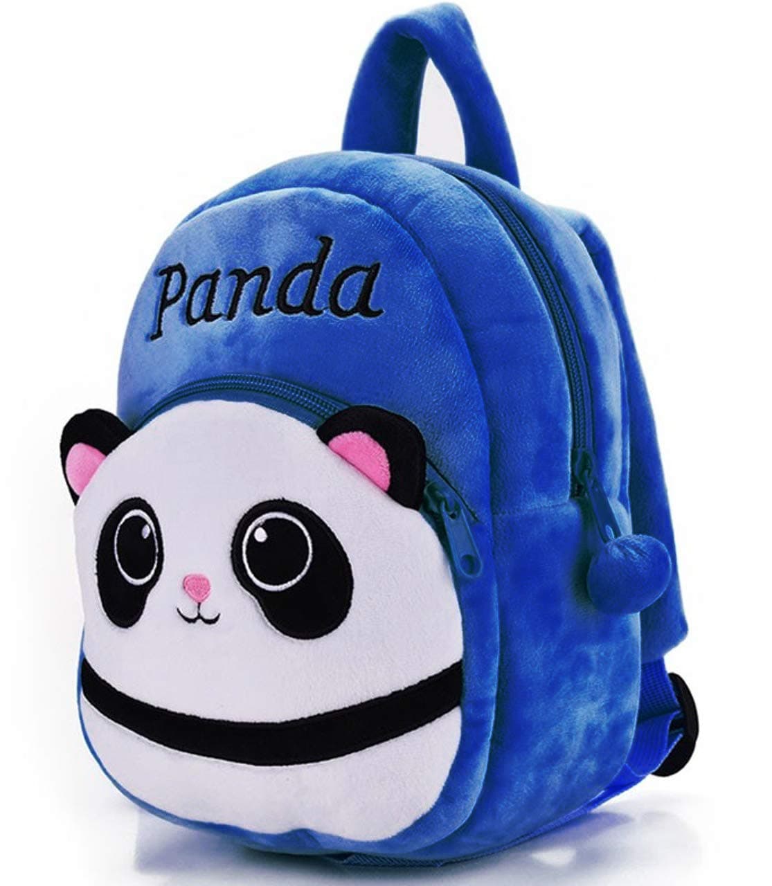 Panda Kids School Bag Soft Plush Backpacks Cartoon Baby Boy/Girl (2-5 Years) (Dark Blue)