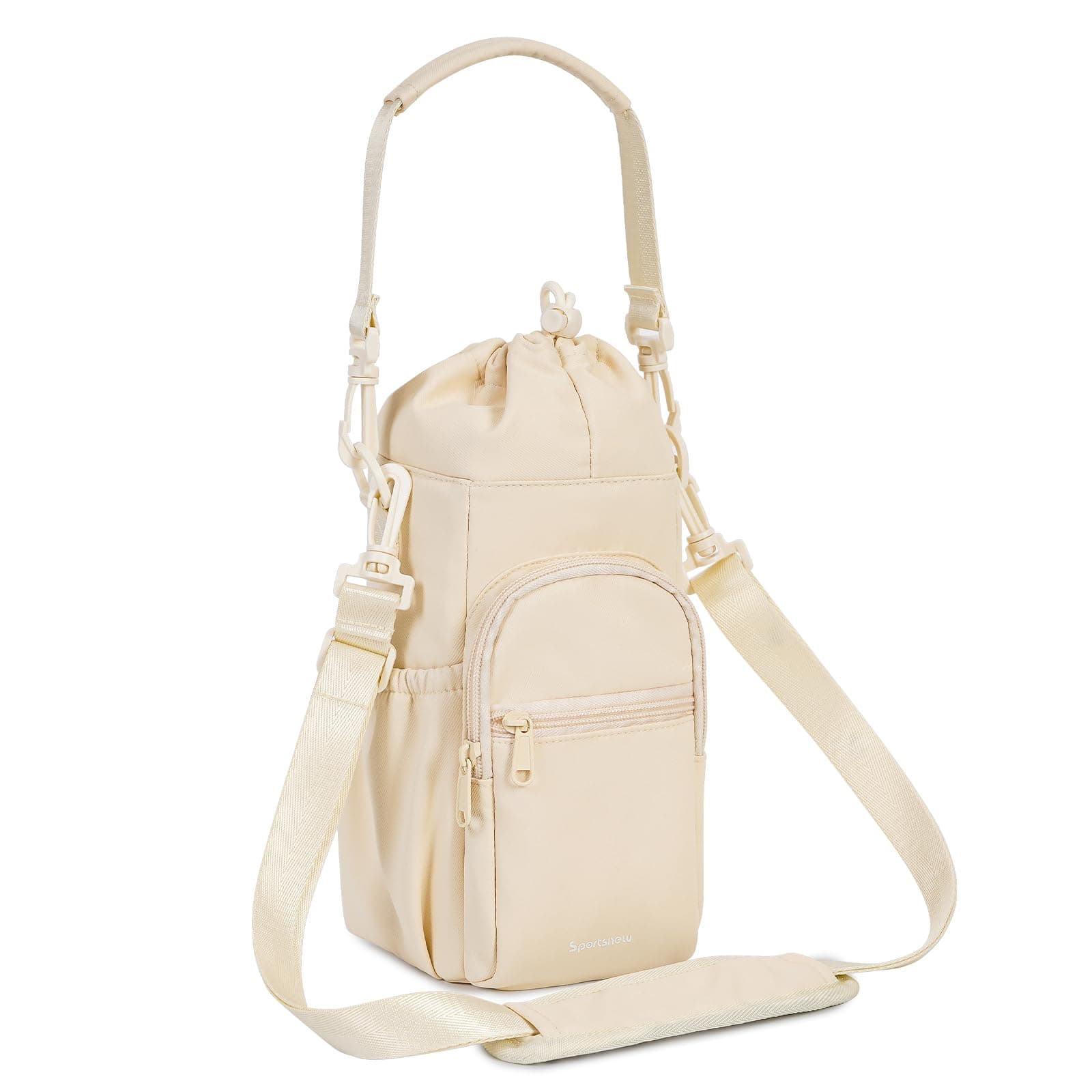 sportsnew Water Bottle Holder with Strap 32oz 40oz Insulated Water Bottle Carrier Sling Bag with Phone Pocket Crossbody