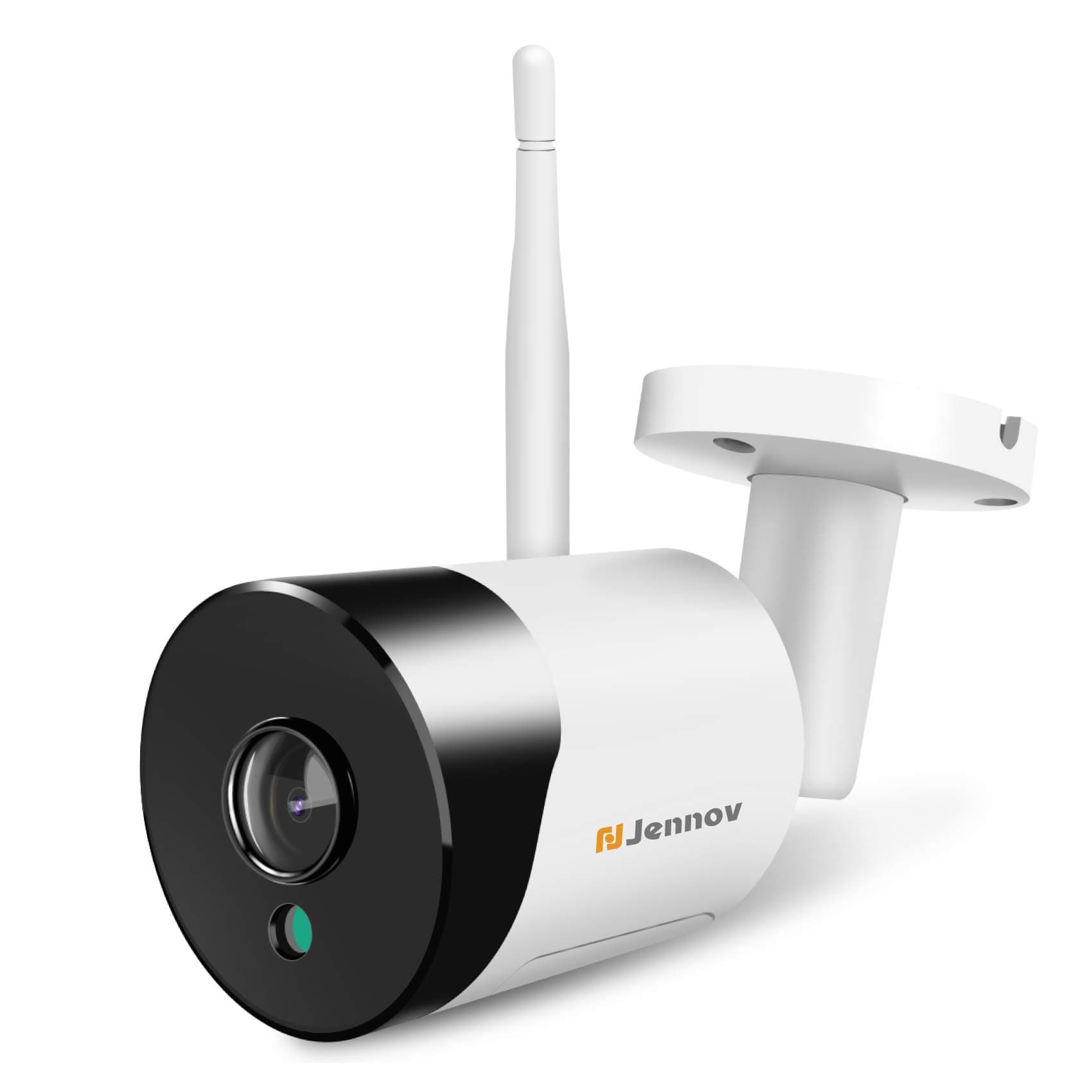 Jennov WiFi Security Camera Wide Angle, Wireless Fisheye Home Surveillance IP Camera 5MP HD Outdoor Weatherproof & Indoor Baby Monitor with 2-Way Audio Night Vision for Kid Pet Elderly