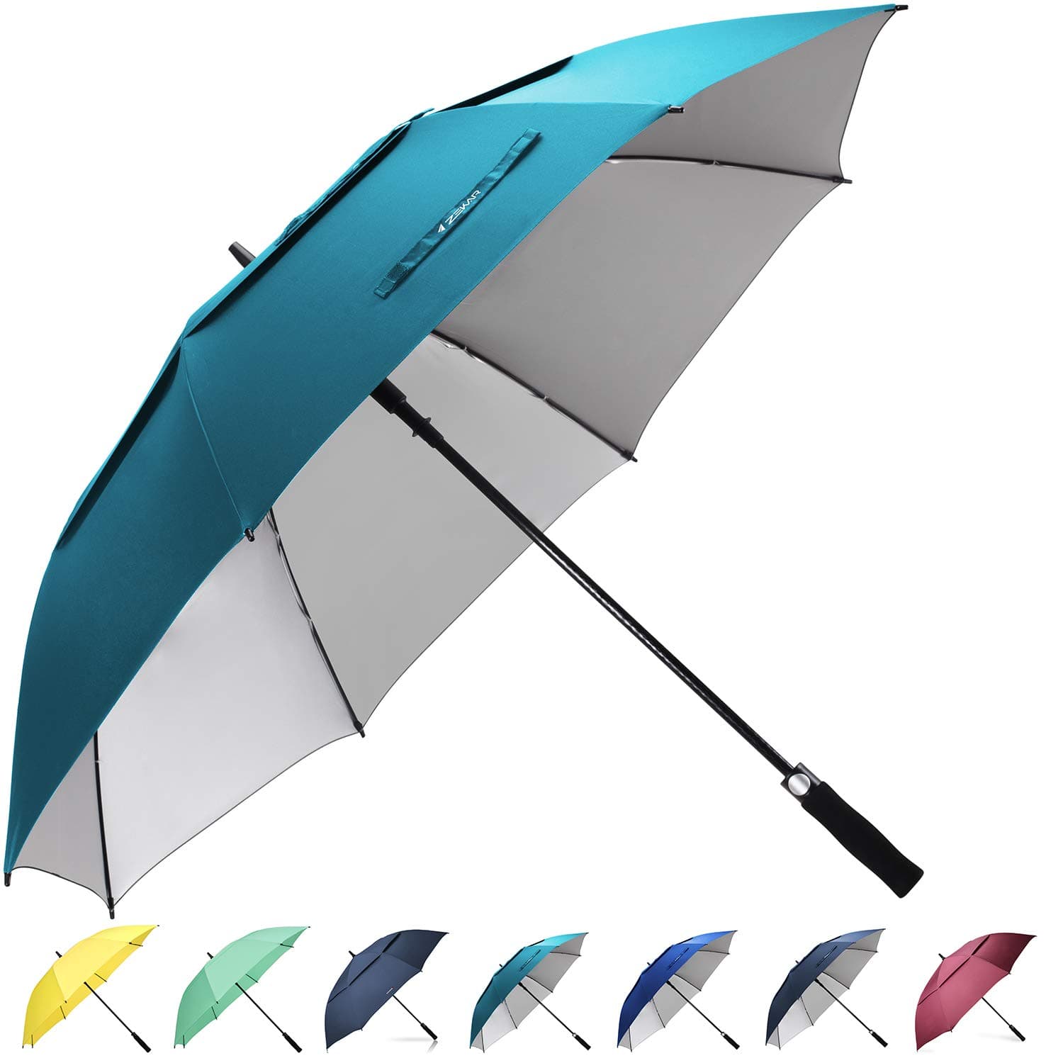 54/62/68 inch Rain/Sun Windproof Large UV Protection Golf Umbrella