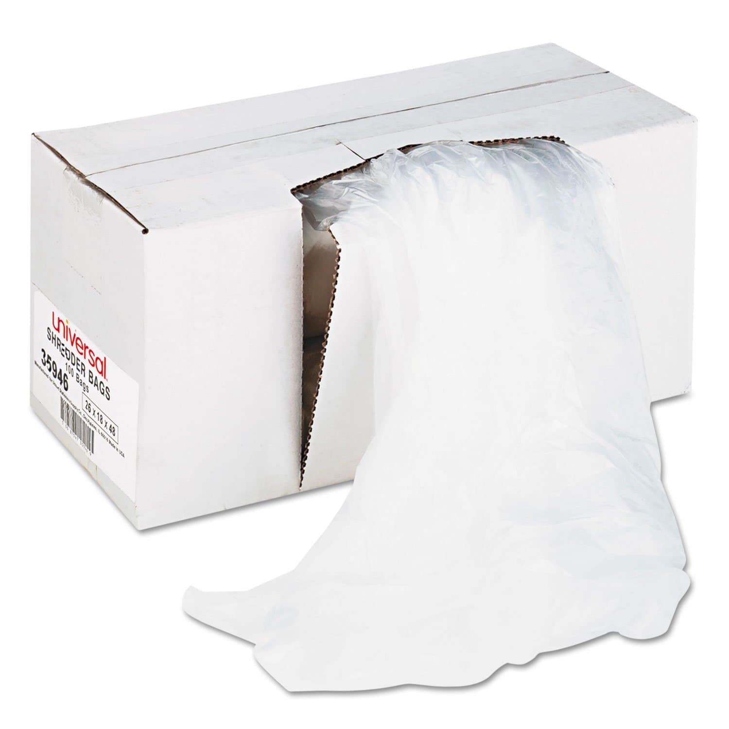 Universal35946 High-Density Shredder Bags, 40-45 gal Capacity, 100/Box