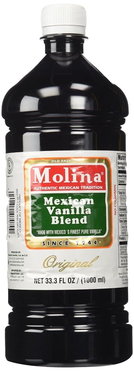 Mexican Vanilla Blend Molina Vainilla 33OZ Vanillin Extract Classic Original LG
