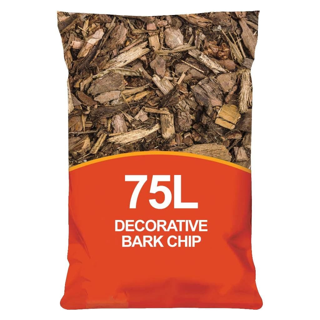 75L Decorative Landscape Bark Spruce Wood Bark Chipping Mulch for Landscaping, Top Dressing, Paths & Play Areas.