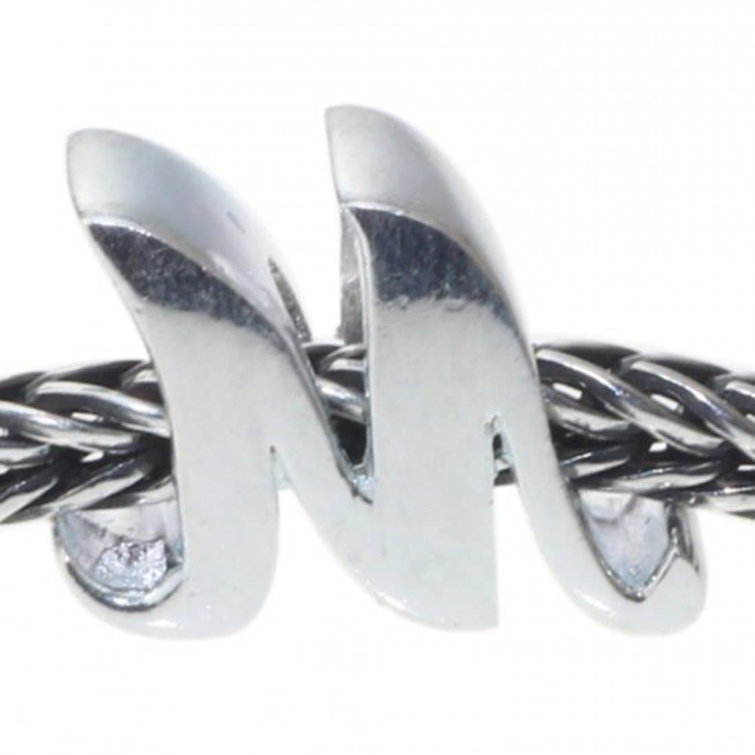 Letter M of Mom .925 Sterling Silver I Love Mom Bead Charm