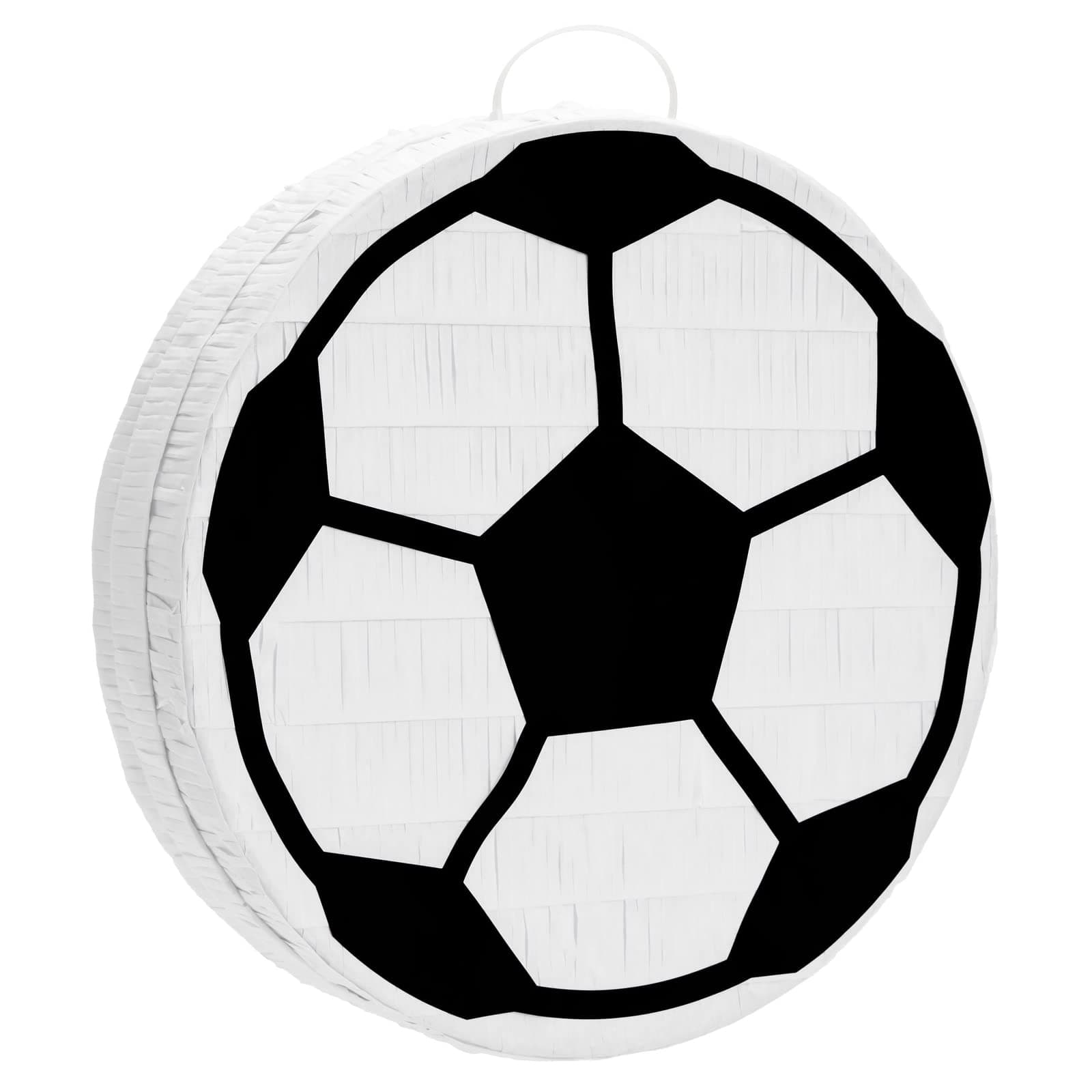 Blue PandaSoccer Ball Pinata for Sports Themed Birthday Party Decorations, Small (12.6 x 3.0 x 12.6 Inches)