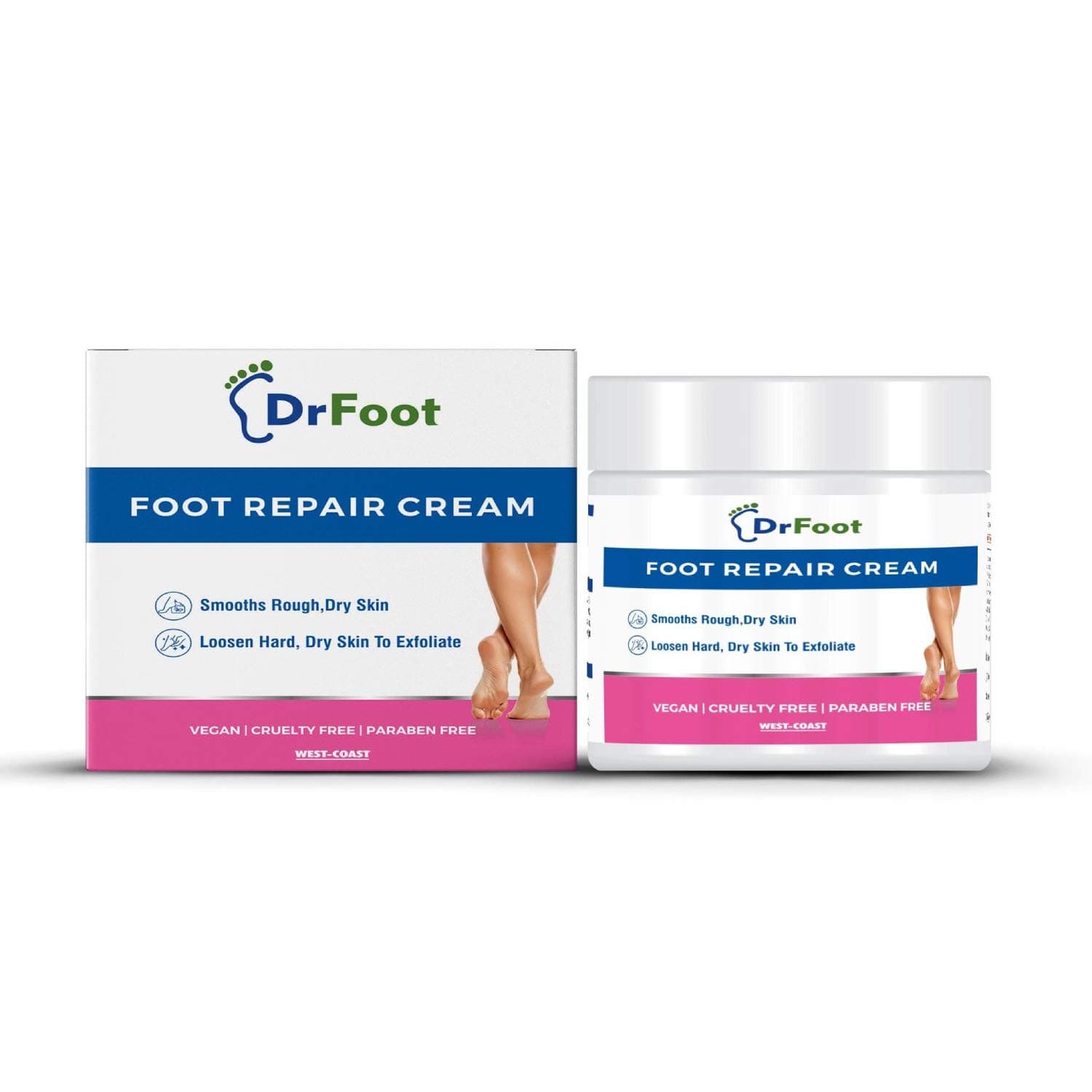 Dr Foot | Foot Cream for Cracked Heels | Crack Heel Repair Cream | Foot Cream for Dry Feet | Foot Care Cream | Foot Crack Cream | Heel Crack Cream | With Lemongrass, Tea Tree & Vitamin E Oil - 100gms