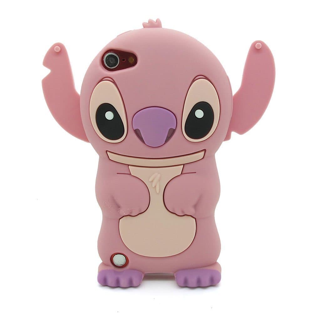 Disney 3D Cute Soft Silicone Cover Cases for Ipod Touch 5 5g 5th Generation (Stitch & Lilo - Style 4)