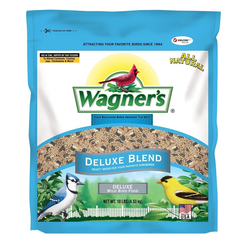 13008 Deluxe Wild Bird Food, 10 lb Bag