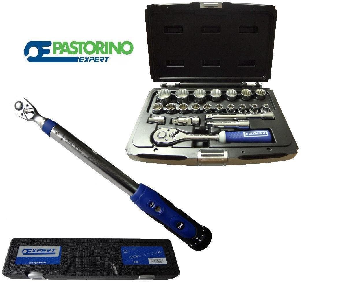 Torque Wrench 10 – 50 Nm 3/8 "PASTORINO Expert + CASS. 764 E22 3/8 "Ut.
