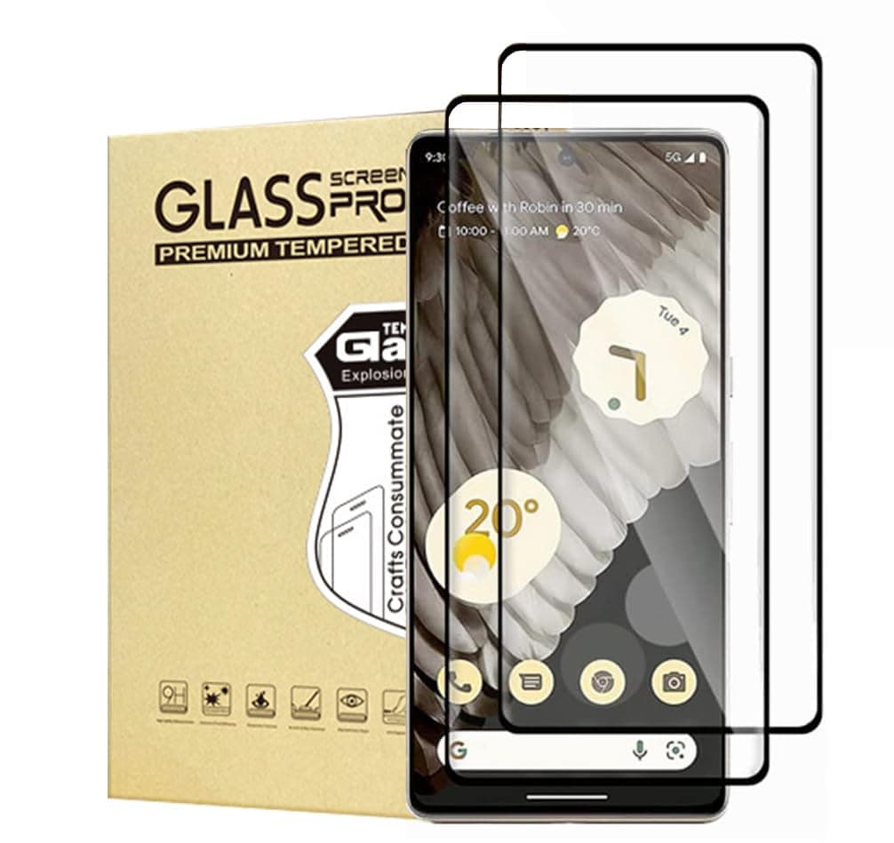 GLAREE Designed for Google Pixel 7 Pro Screen Protector Tempered Glass Film, 2 Pack,Case Friendly Anti Scratch, Bubble Free, Ultra Resistant