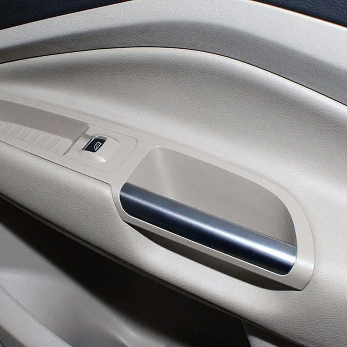 Silver Front Driver Left Side Interior Pull Handle Molding Trim Armrest Door Handle Grab Compatible with Ford Escape 2013-2019 Replace CJ5Z7822621BA