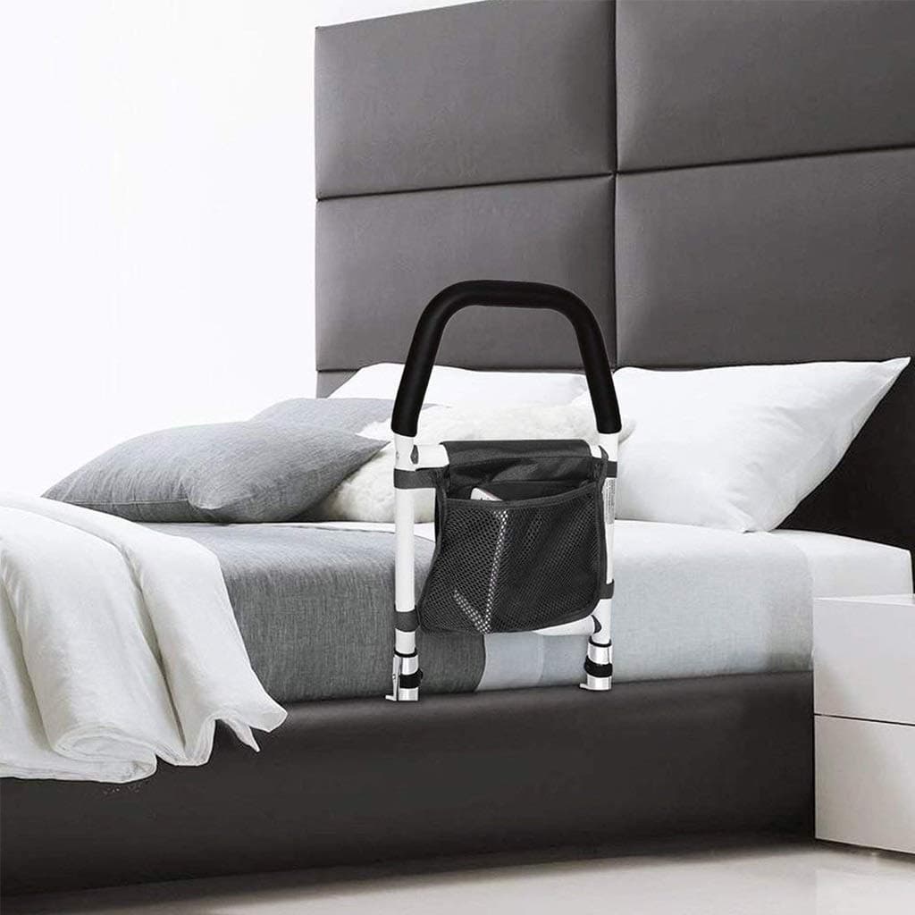 Jlxl Safety Adult Bedside Handrail, Home Bed Rail Bar Handle For Elderly And Seniors, Bedroom Fall Prevention For Patients Handicap Bed Assist