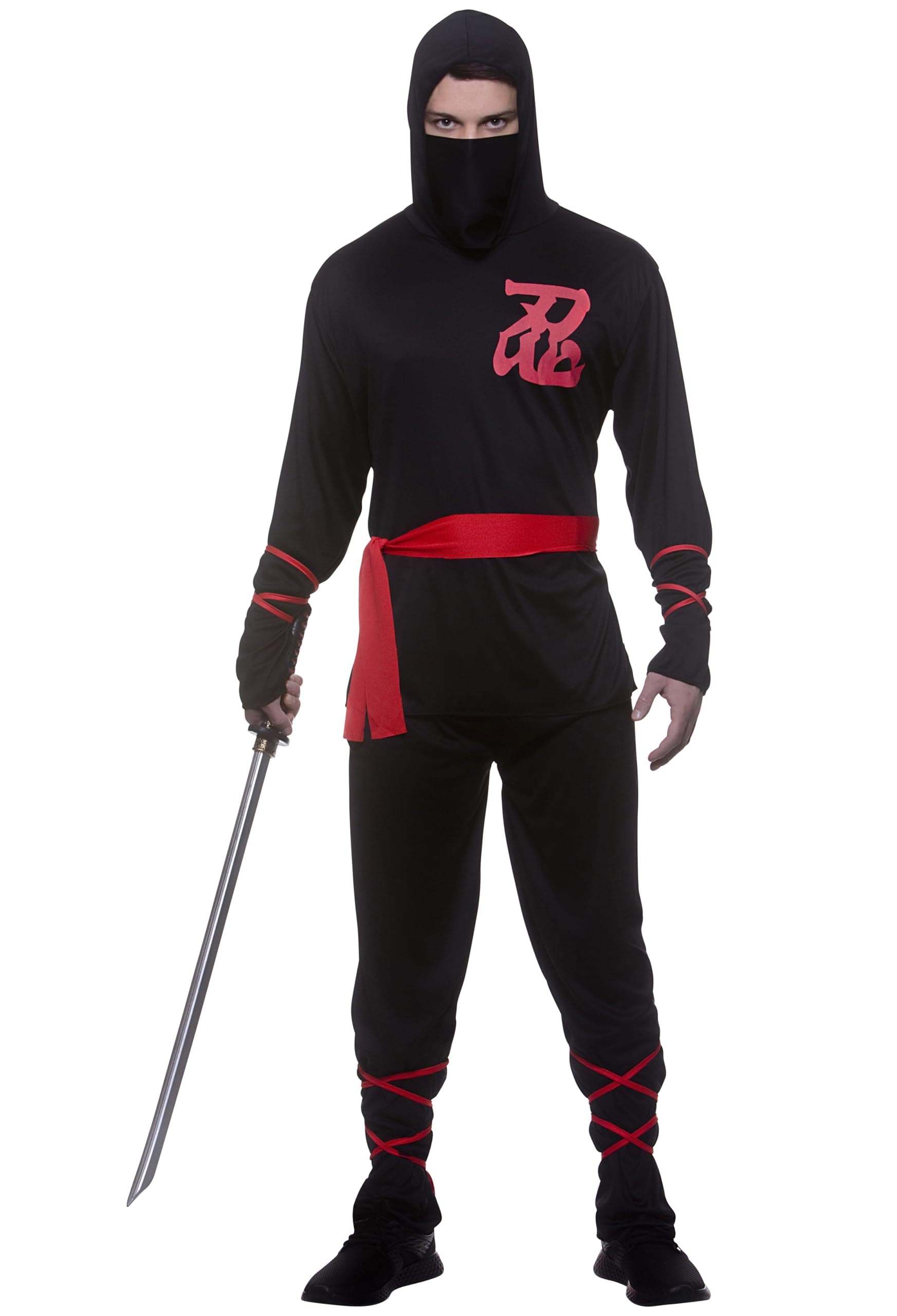 Wicked Costumes Mens Ninja Assassin Fancy Dress Costume
