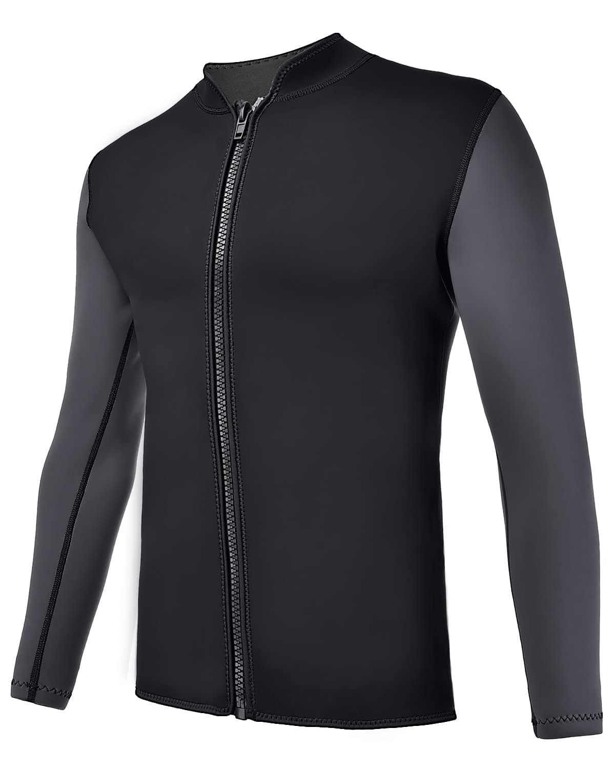 Wetsuits Top Jacket Women Men 2mm Neoprene Long Sleeve Shirt 3mm Front Zipper Vest Wet Suit Keep Warm for Adult Youth Kids Diving Surf Swim Water Sports