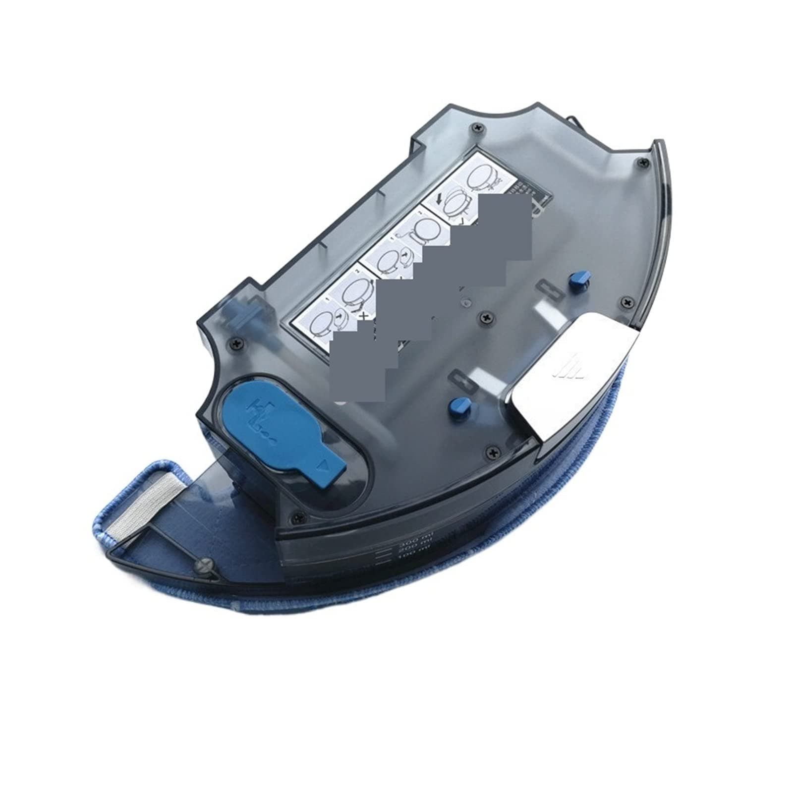 UVIYO Vacuum Cleaner Water Tank Mop Cloth Compatible With Genio Deluxe 500 Robot Vacuum Cleaner Parts Water Tank Replacement