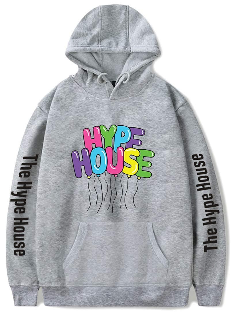 Womens Fashion Hoodie The Hype House Hoodie Charli D'Amelio Merch Addison Rae Hoodie Streetwear Sweatshirt Pullover Jumper