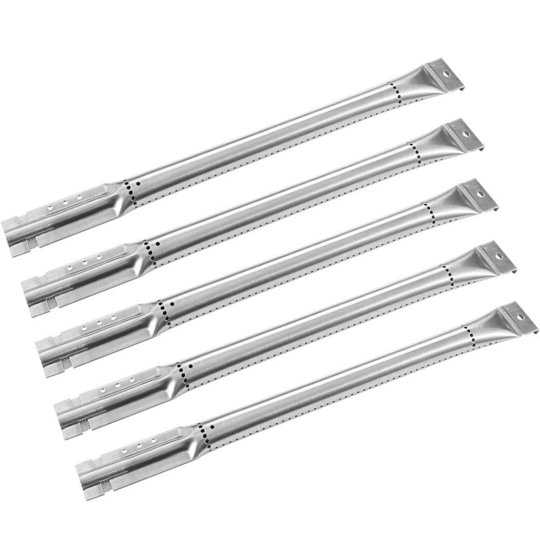 Gas BBQ Grill Pipe Tube Burner Replacement Parts for Perfect Flame, Charmglow, Kitchen Aid, Costco Kirkland, Jenn Air, Member's Mark, Nexgrill, 16 15/16 inch, Set of 5, KB815