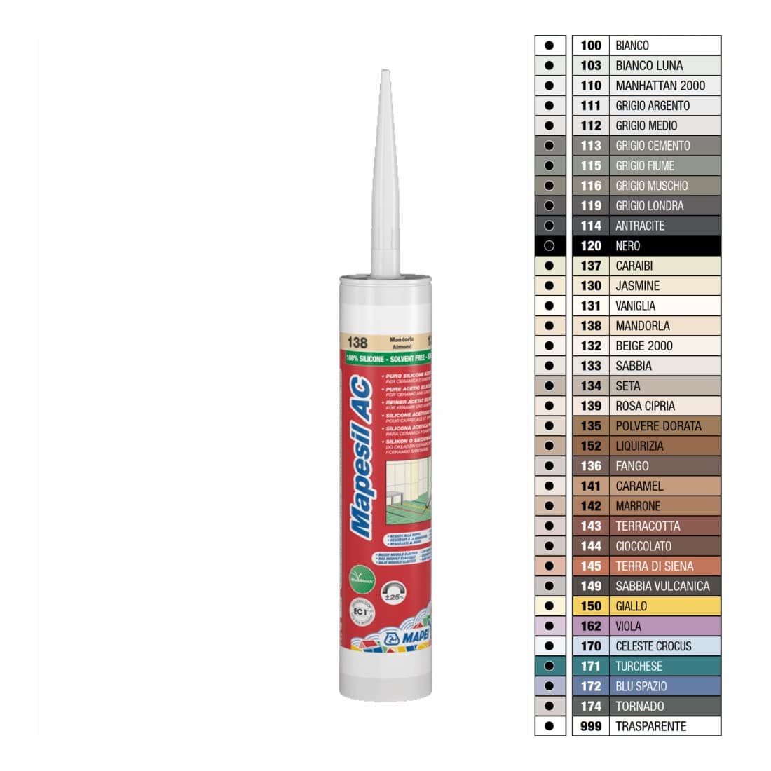 AC Mould Resistant Silicone Sealant Tornado 174