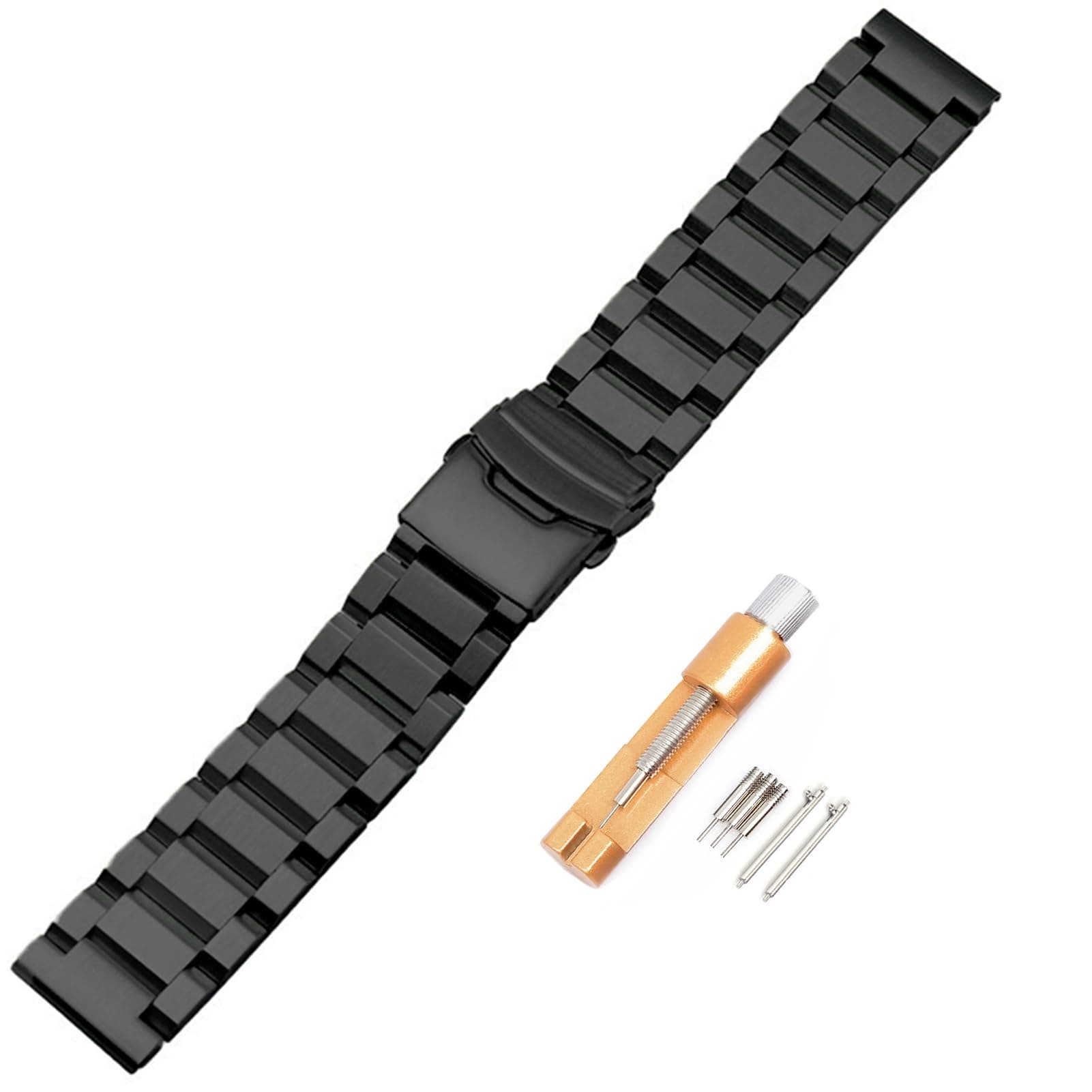 Stainless Steel Watch Band for Mens Women, Quick Release Stainless Steel Watch Straps 18mm 20mm 22mm