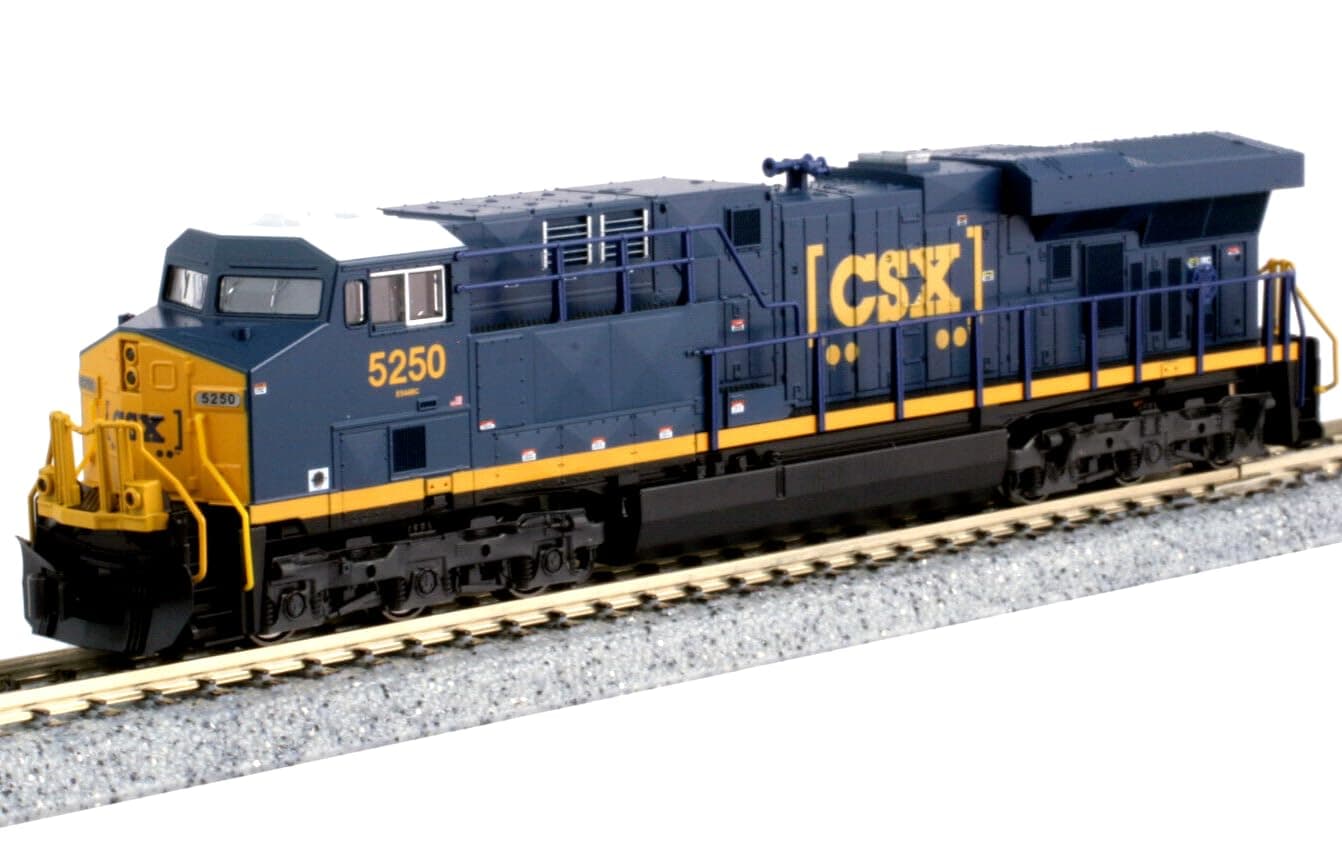 Kato USA, Inc. N GE ES44DC Locomotive CSX Boxcar #5293 KAT1768948 N Locomotives