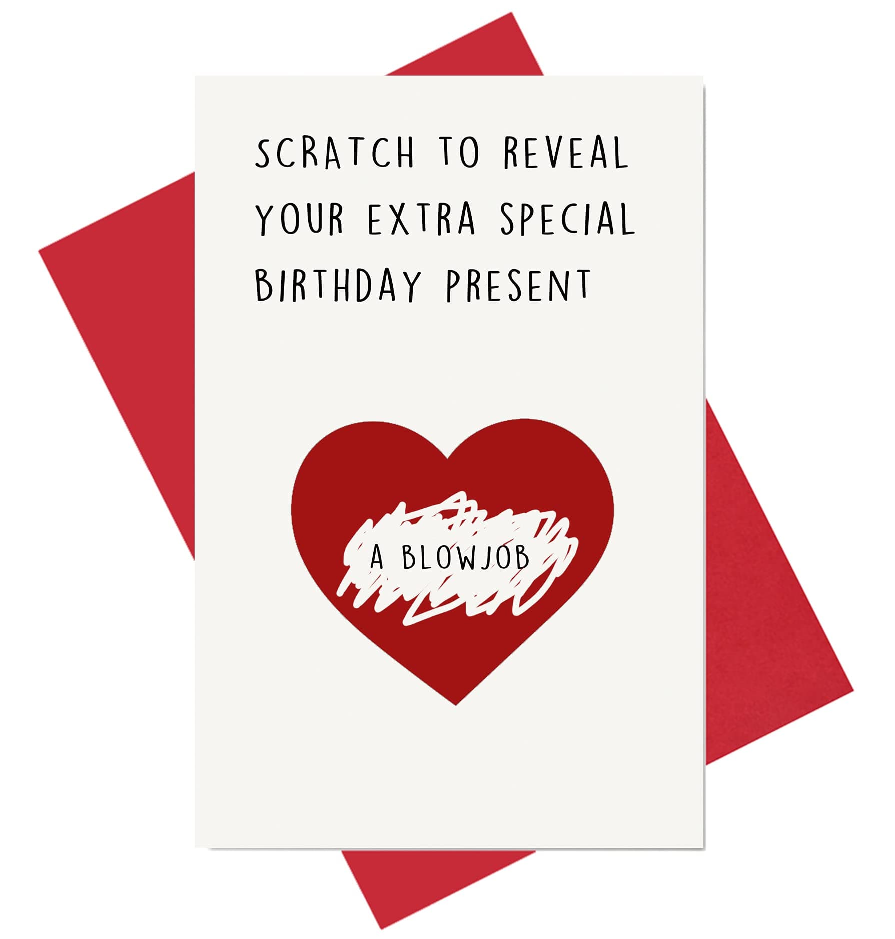 Alzombi Scratch Birthday Card, Funny Special Birthday Present Interactive Card for Husband Boyfriend Fiance