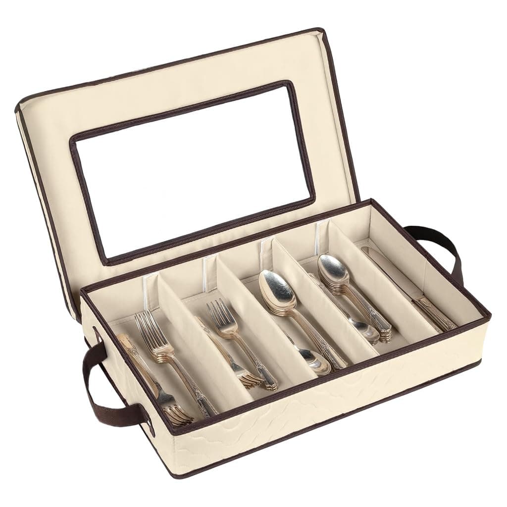 Flatware Storage Case - Tableware Utensil Chest
