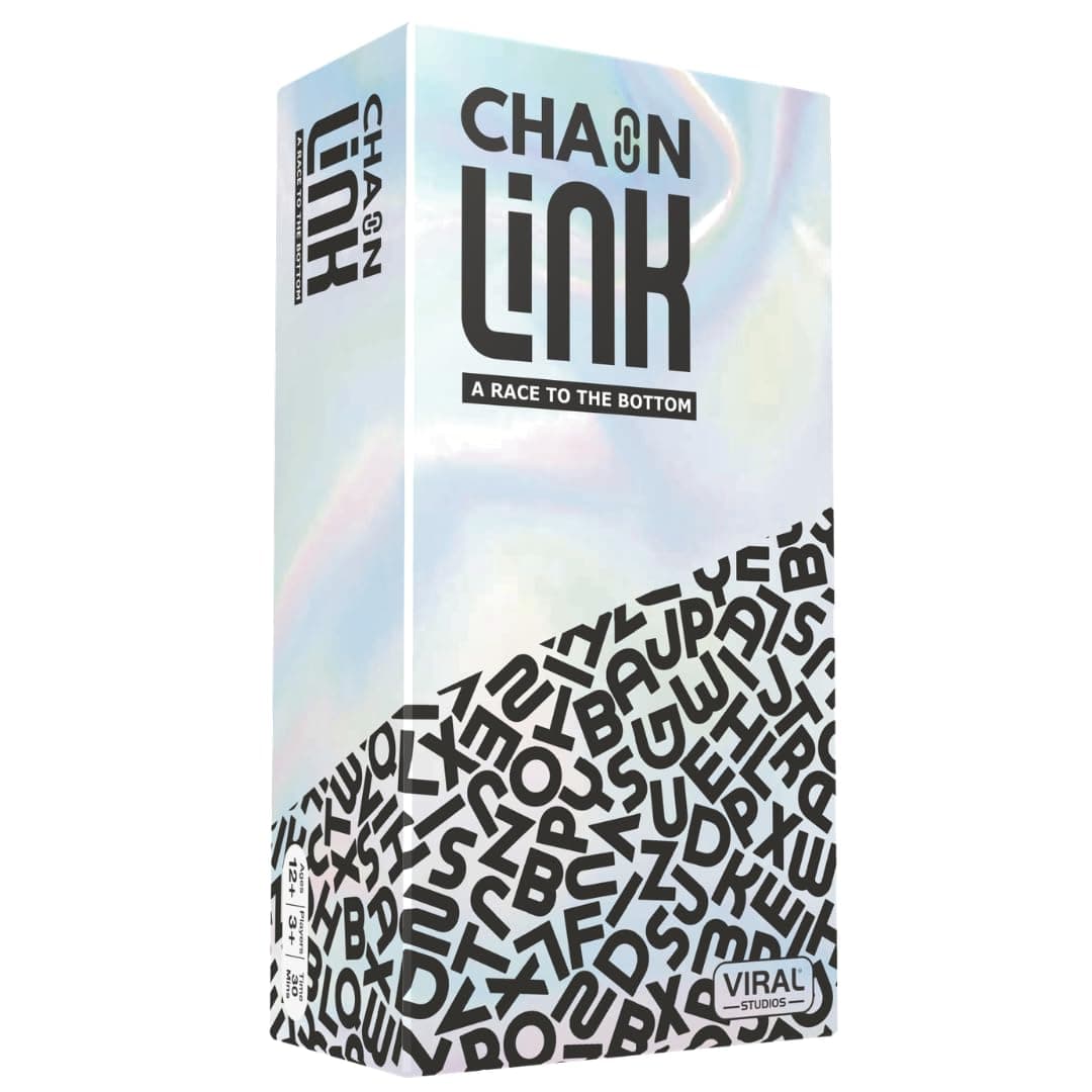 Viral Studios Chainlink - Guess the Sequence Party Game, Fast Paced Word Game for Adults & Kids, 450 Cards Fun Cards for Family Nights, Gatherings, & Parties Ages 15 +