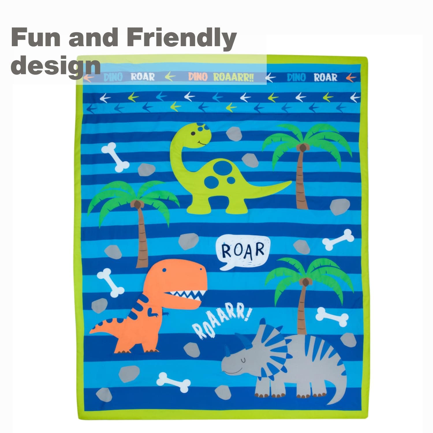 Dinosaur Toddler Bedding Set