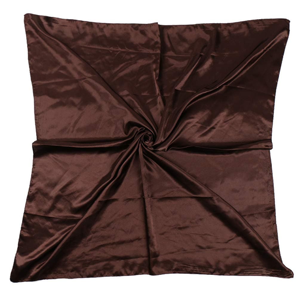 35" Womens Large Satin Square Scarf Silk Feeling Hair Wrapping Gift Headscarf Scarves
