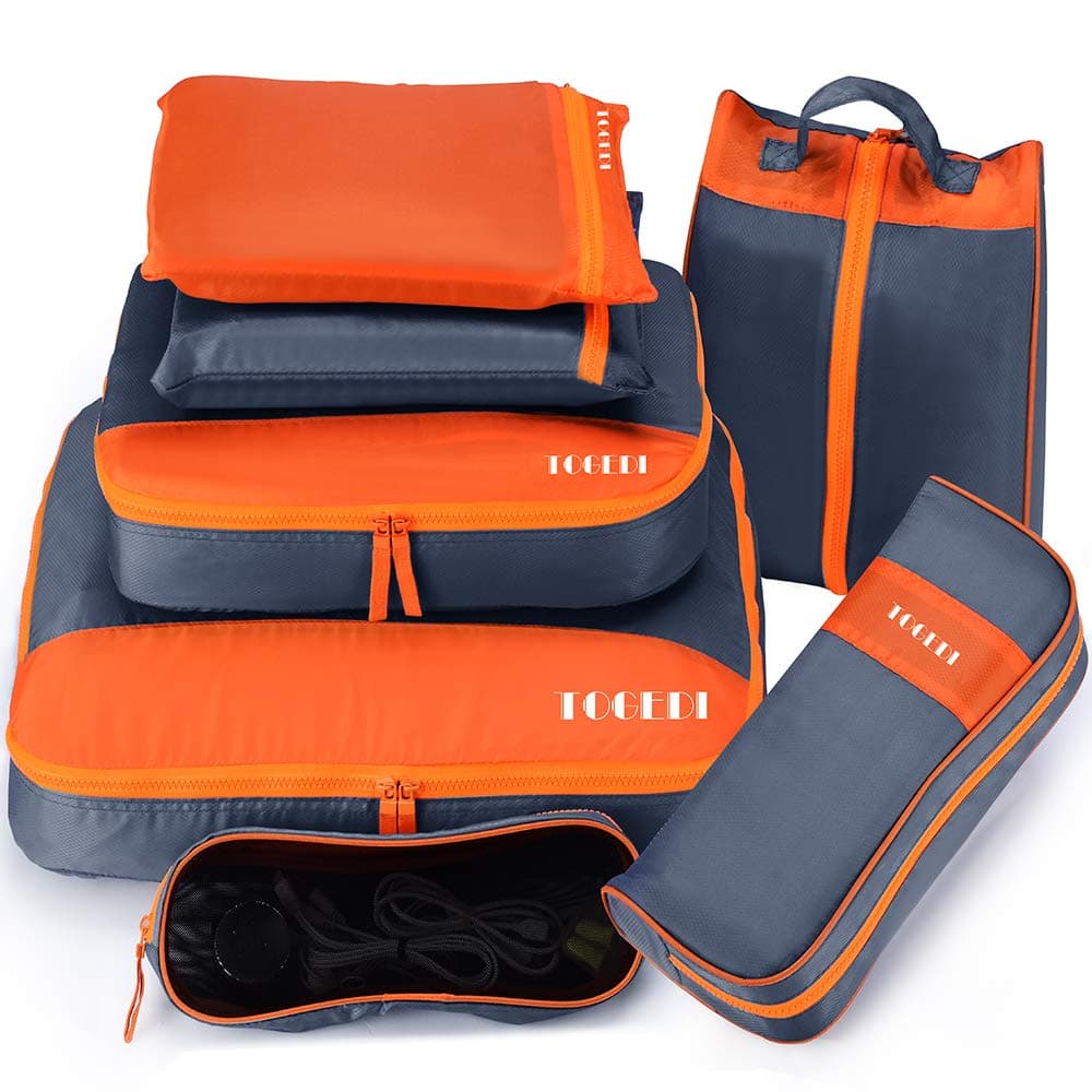 Packing Cubes for Travel Luggage Organizers 7 Set Suitcase Travel Accessories Cubes with Laundry Bag