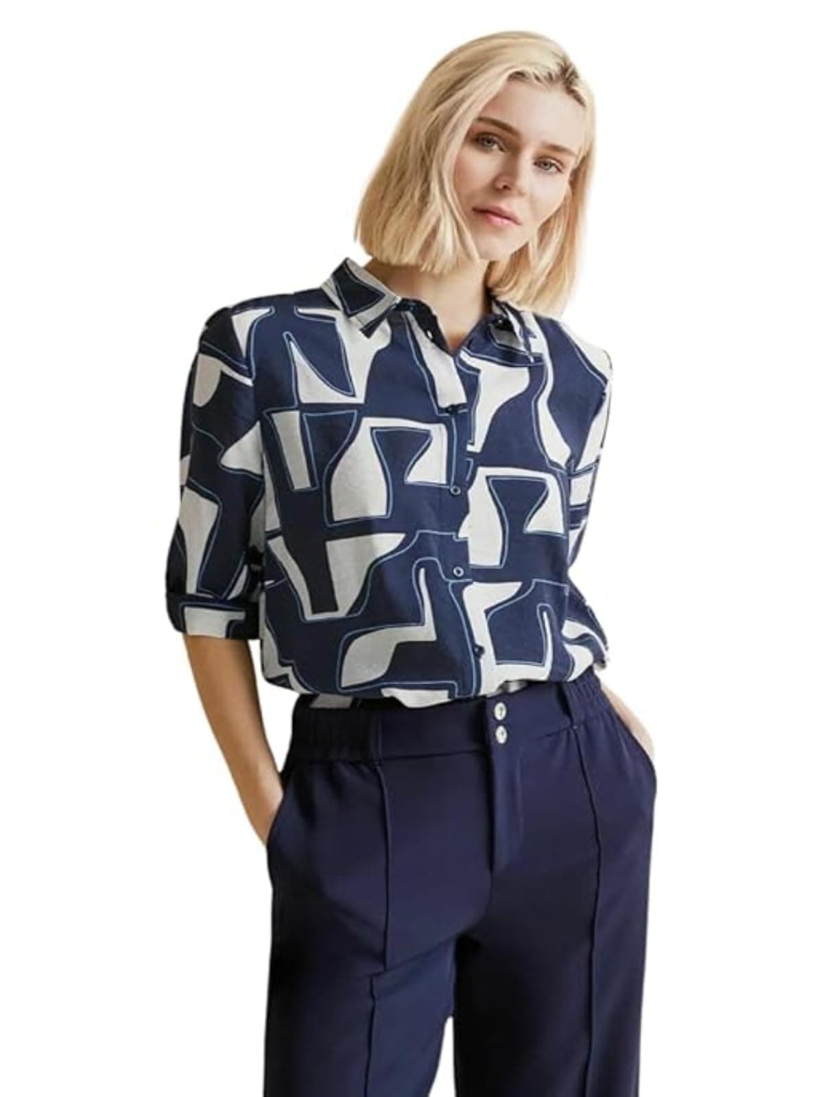 - Women Rayon Floral Printed Full Sleeve Shirt | Collared Button Down Casual & Formal Top for Women | Stylish Office Wear Regular Fit Blouse for Girls, Work