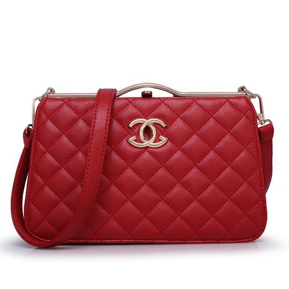 Fashion PU leather clutch cross-body shoulder handbag 0331734