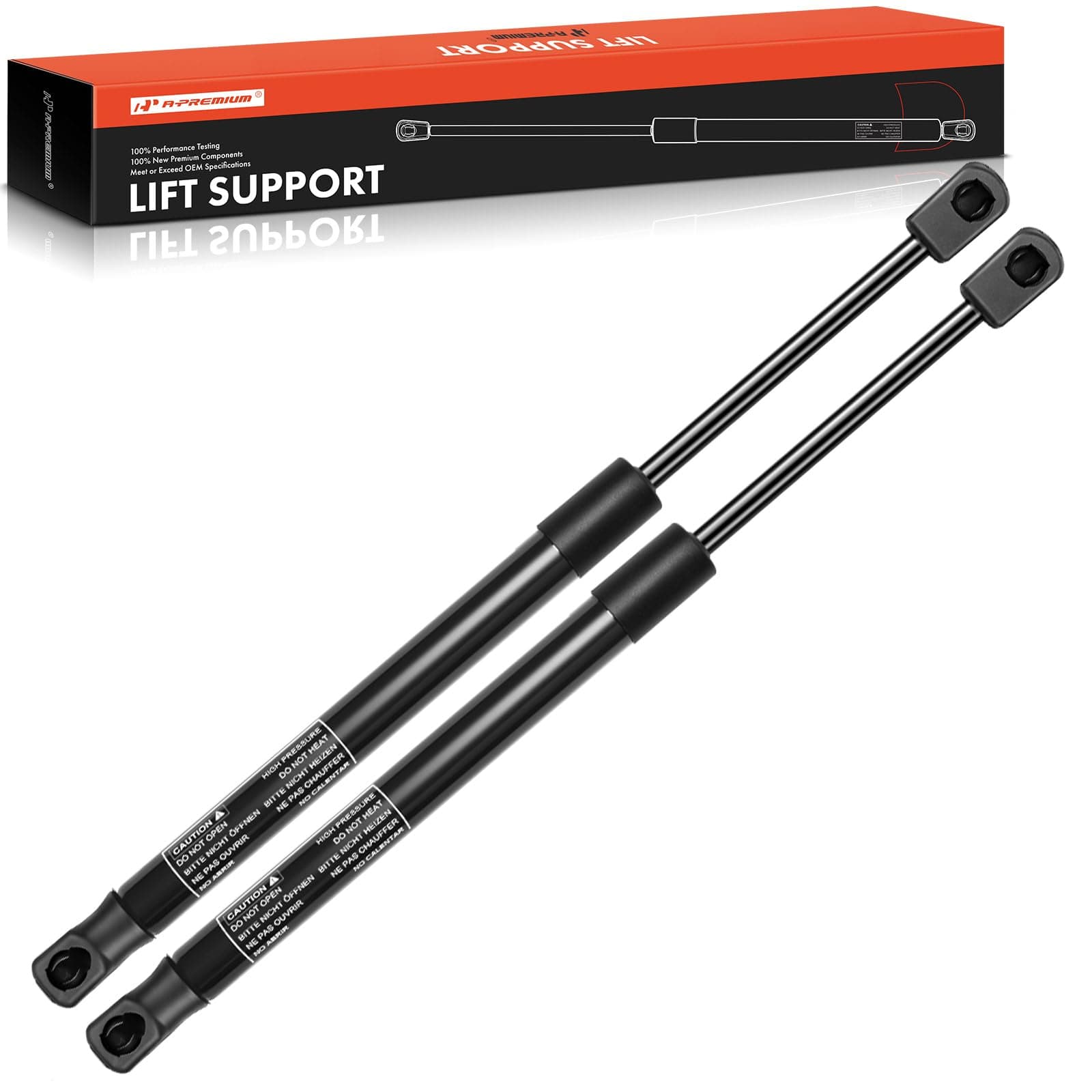 A-Premium Front Hood Bonnet Lift Supports Shock Struts Compatible with Select Land Rover Models - Range Rover 2013-2022, Range Rover Sport 2014-2022, Sport Utility - Replace# CK5216C826AC(2PC Set)