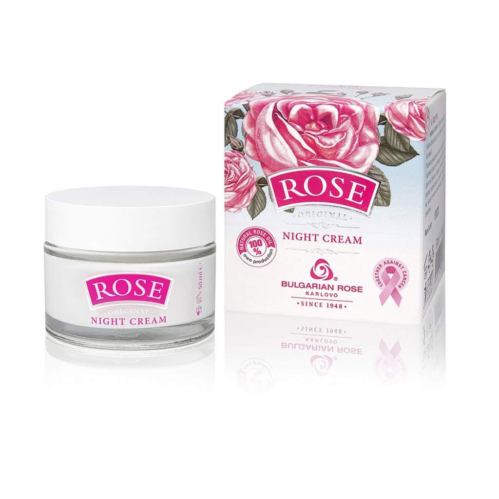 Bulgarian Rose Original Cosmetics Set for Skin Care with Natural Rose Oil