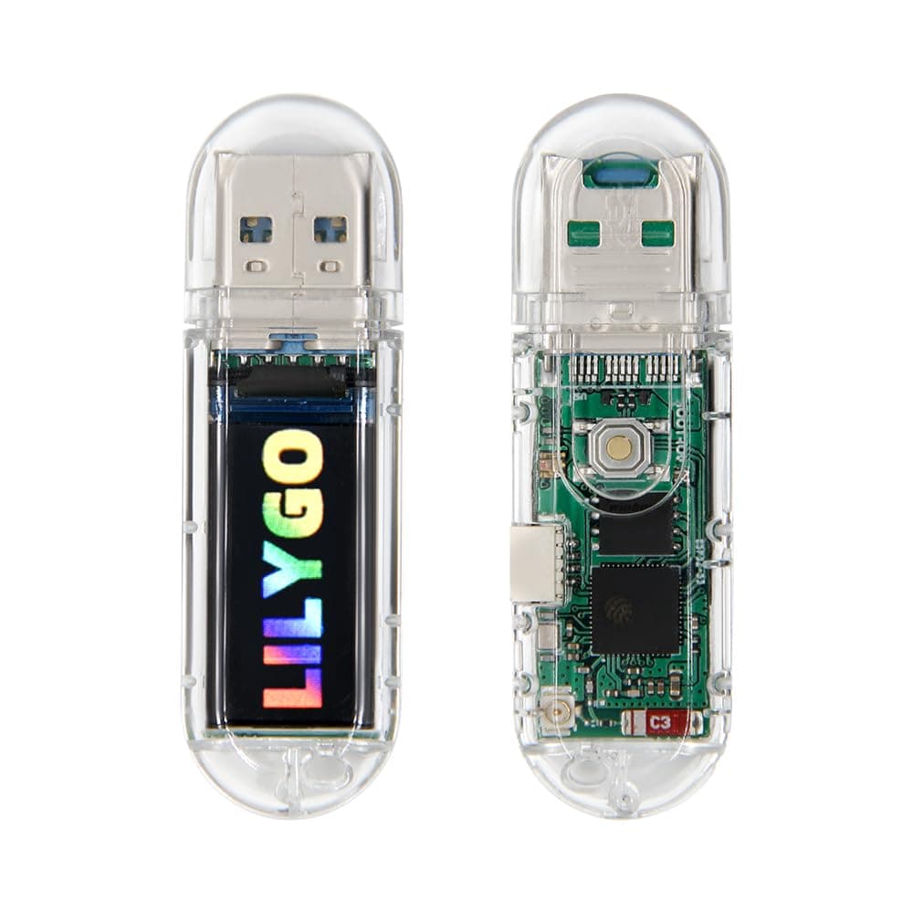 LILYGO T-Dongle-S3 ESP32-S3 TTGO Development Board with Screen Dongle 0.95" ST7735 LCD Display TF Card