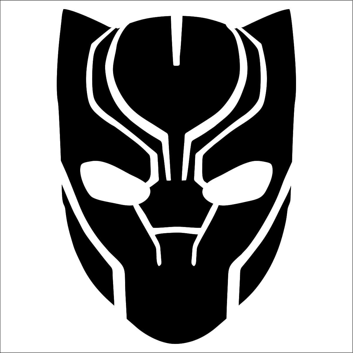 Cove Signs Black Panther Decal / Sticker - Black 4" - Avengers, Marvel
