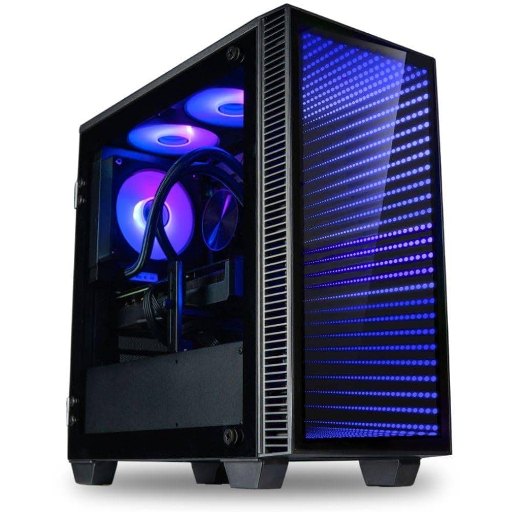 Empowered PC Continuum Micro Gaming Desktop - NVIDIA GeForce RTX 4070 SUPER, Intel 24-Core i9-14900KF, 32GB DDR5 RAM, 1TB Gen4 NVMe SSD + 3TB HDD, Wifi 6, Windows 11 - Liquid Cooled RGB Gamer Computer