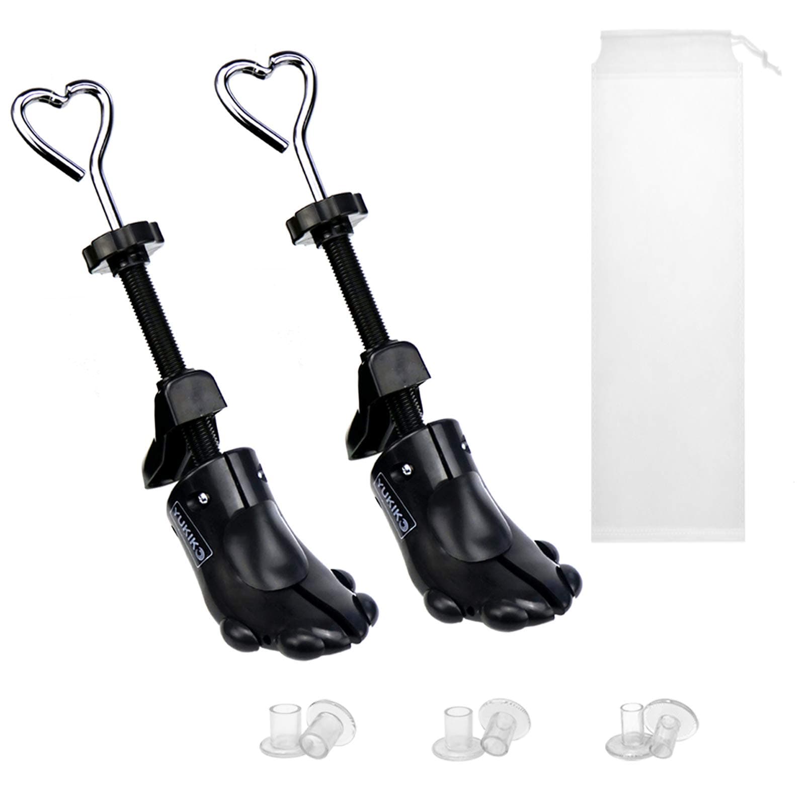 Shoe Stretcher with 3 High Heel Protectors, Adjustable Length/Wide Feet Durable Shoe Shaper for Women and Men