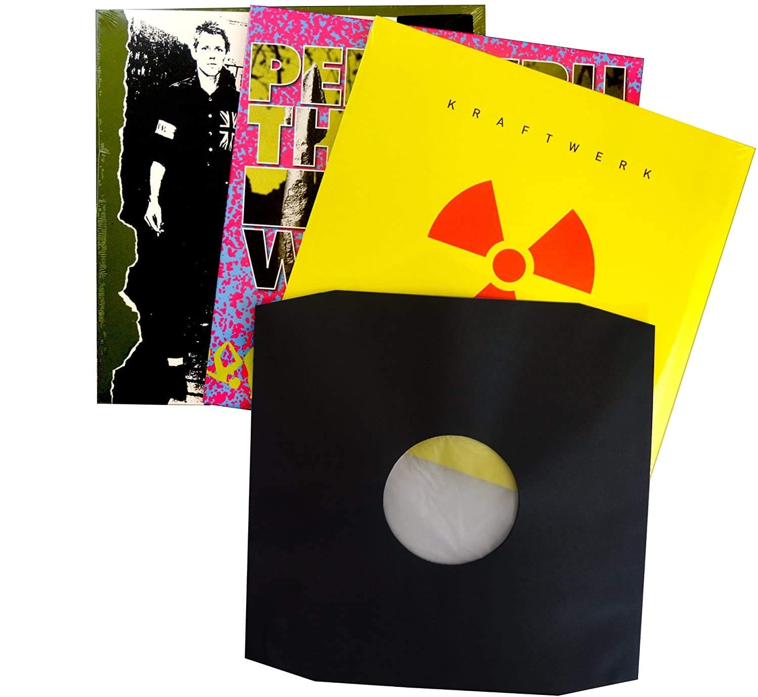 25x 12 Inch Anti Static Inner Vinyl Record Sleeves LP Polylined Covers Black Paper Poly Lined Vinyl Album Inner Sleeves Vinyl lp Inner Sleeves Anti Static Anti Static LP Inner Sleeves for Vinyl HDPE